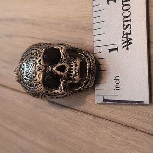 Stainless Steel Skull Pendant